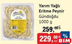 GÜNDOĞDU YARIM YAĞLI ERİTME PEYNİRİ 1000 G fiyat ve kampanya bilgisi